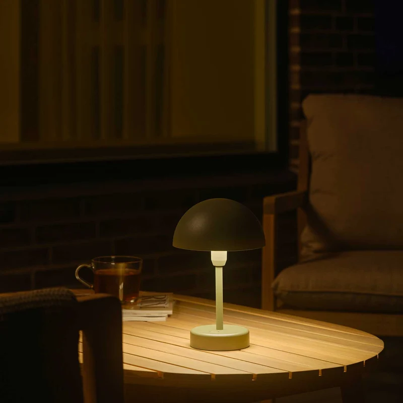 Ellen - Lampe nomade LED colorée en plastique, style contemporain