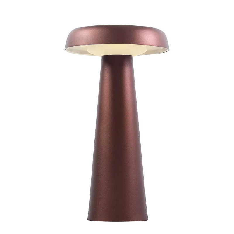 Arcello - Lampe nomade LED cuivrée en plastique, style contemporain