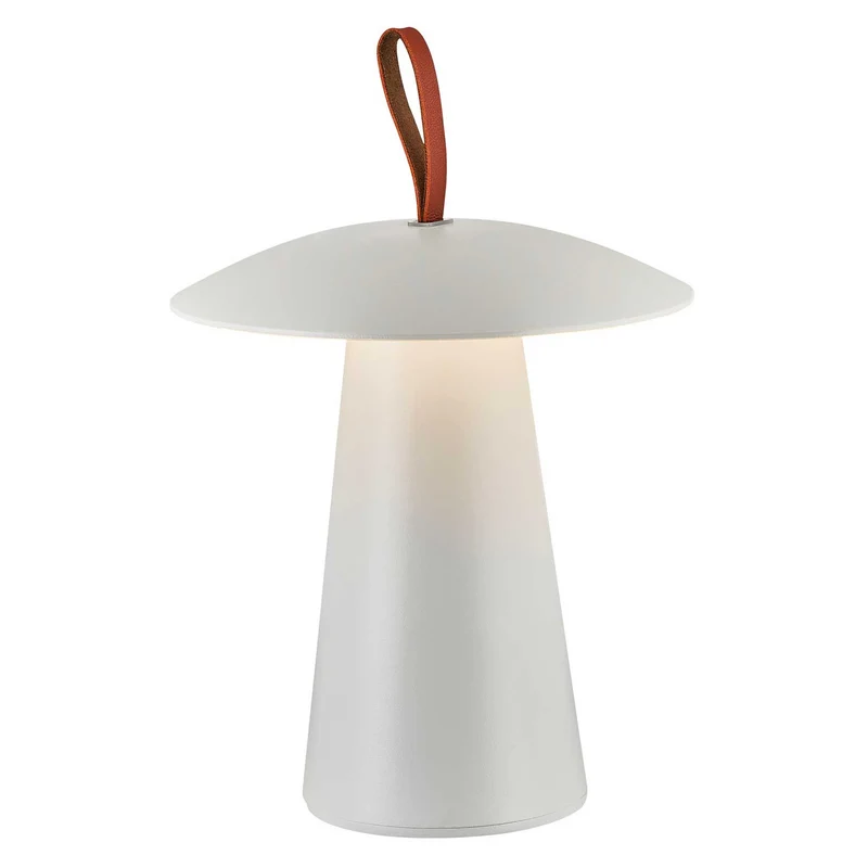 Ara - Lampe nomade LED rechargeable en plastique, style contemporain