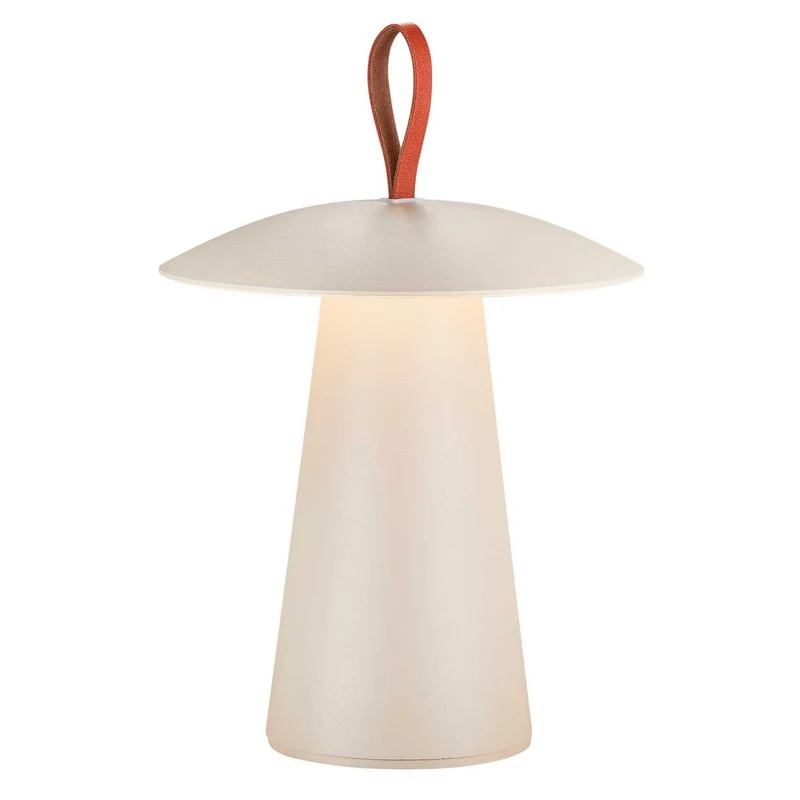 Ara - Lampe nomade LED rechargeable en plastique, style contemporain