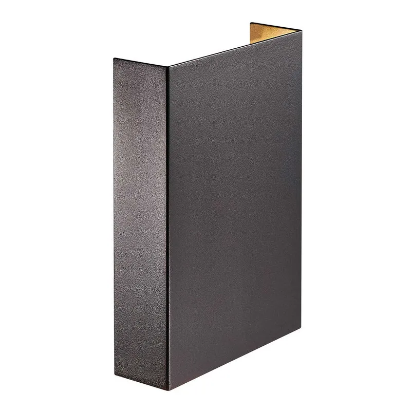 Fold - Applique murale LED à double faisceau en acier, style moderne