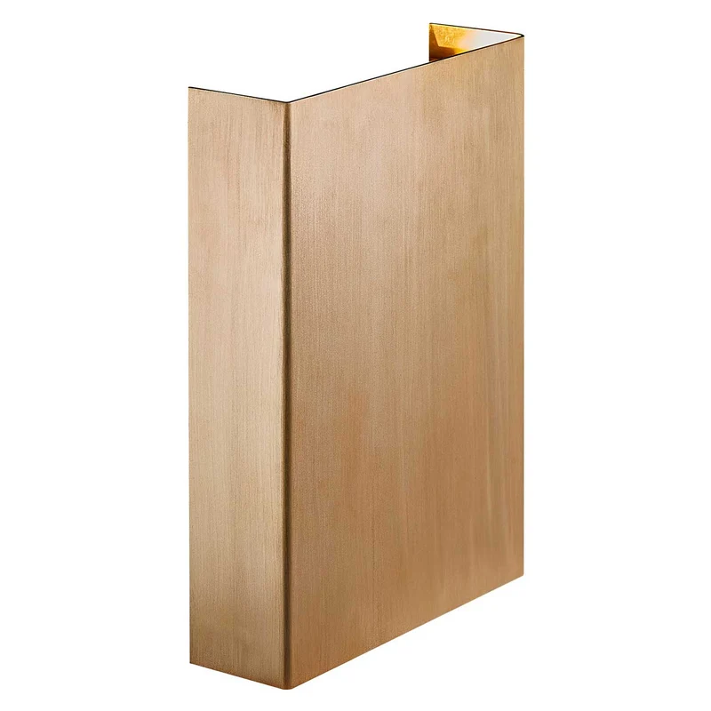 Fold - Applique murale LED à double faisceau en acier, style moderne