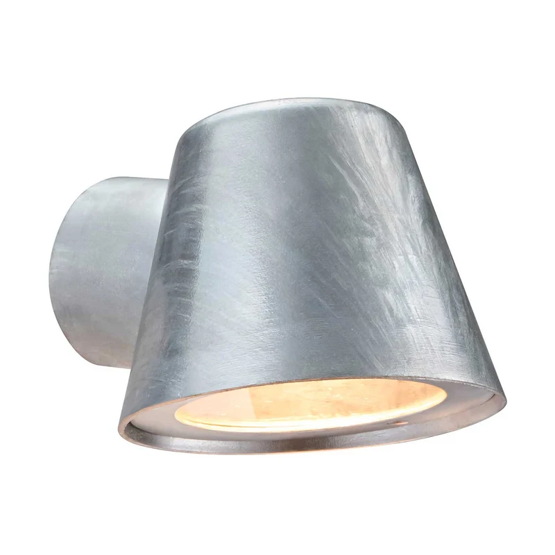 Aleria - Applique murale cylindrique extérieure en acier, style moderne