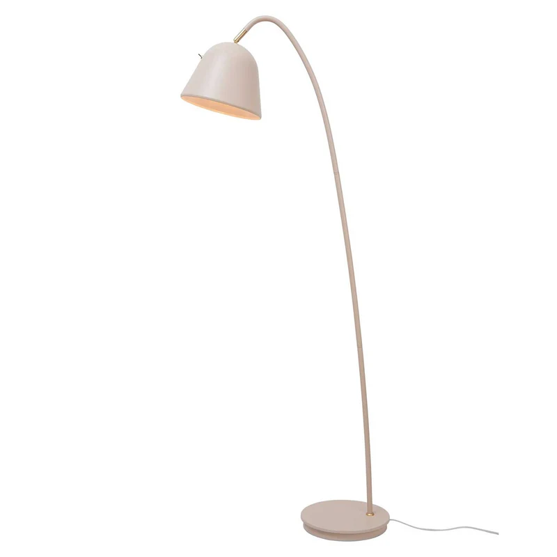 Fleur - Lampadaire à diffuseur floral en acier, style moderne