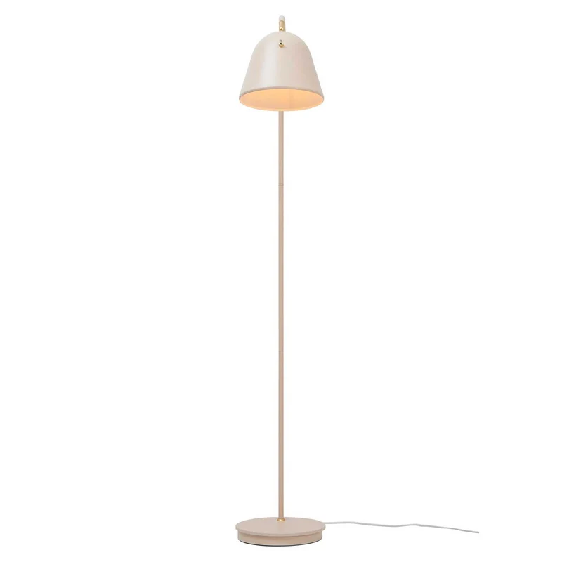 Fleur - Lampadaire à diffuseur floral en acier, style moderne