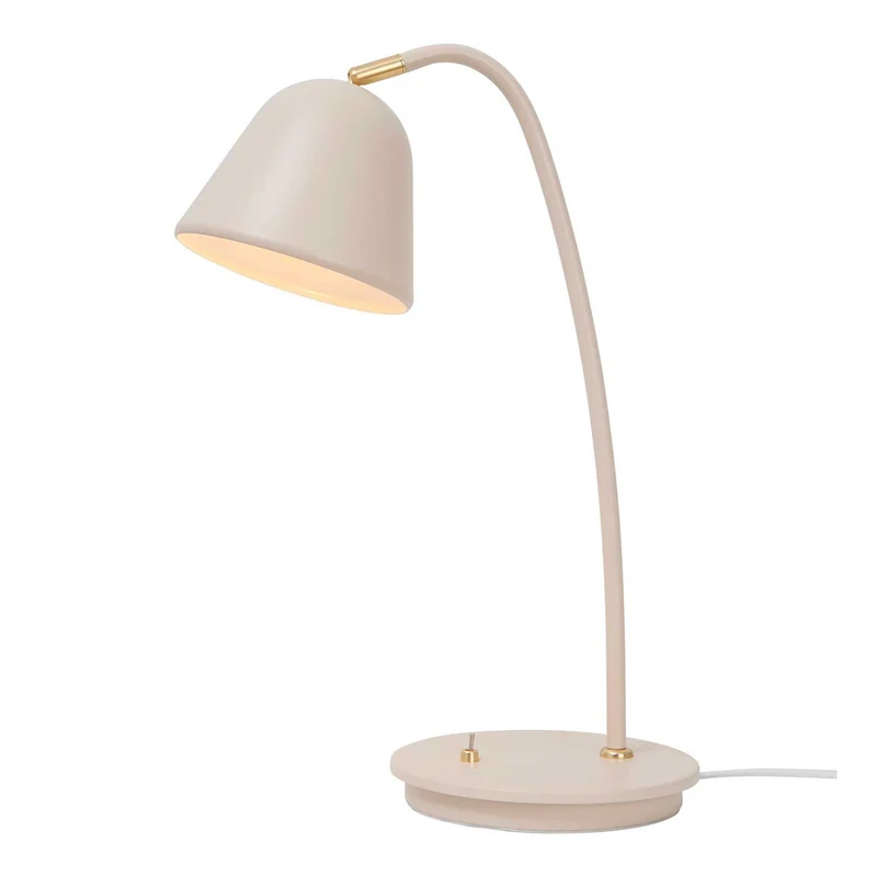 Fleur - Lampe à poser à diffuseur floral en acier, style moderne
