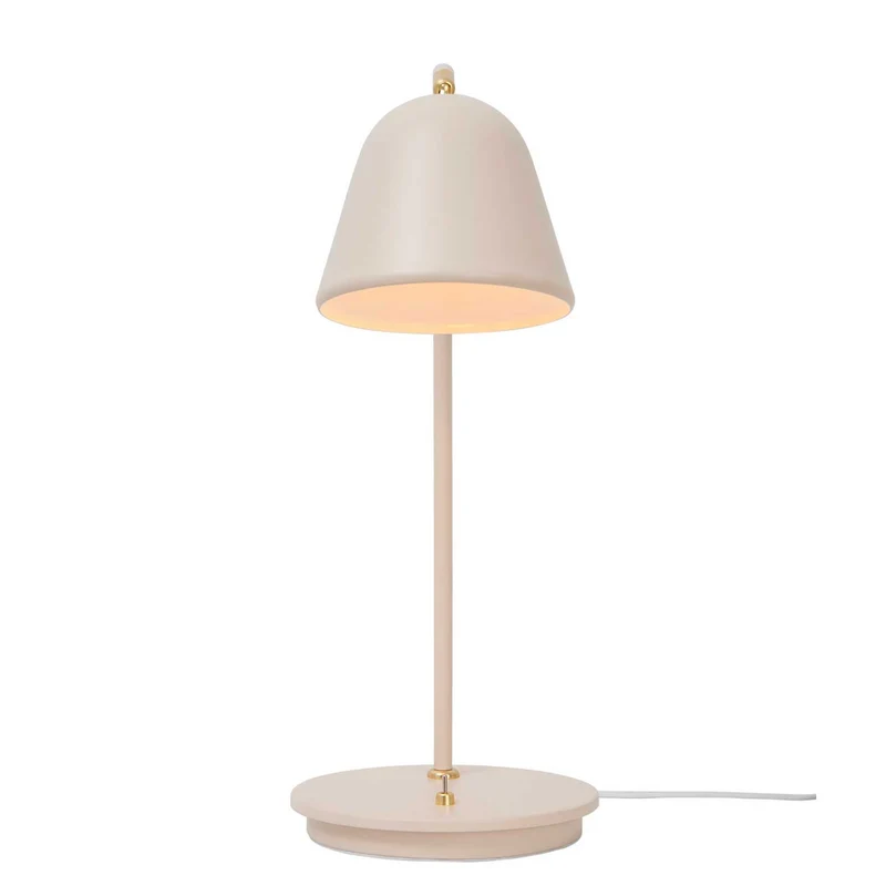 Fleur - Lampe à poser à diffuseur floral en acier, style moderne