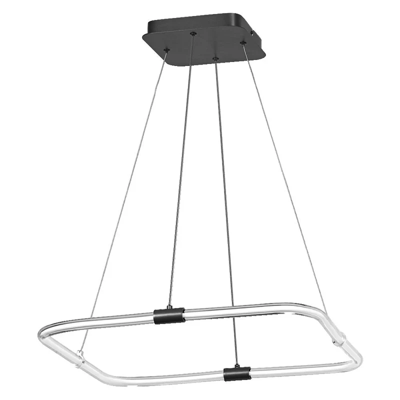 OSRAM DECOR Tetragon Lampada a sospensione, 18W, 3000K, 2000lm, Bianco caldo, Click DIM