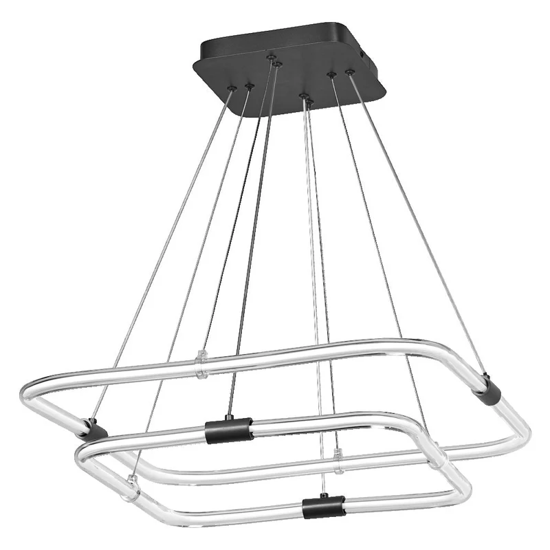 OSRAM DECOR Tetragon Lampada a sospensione, 23W, 3000K, 2500lm, Bianco caldo, Click DIM