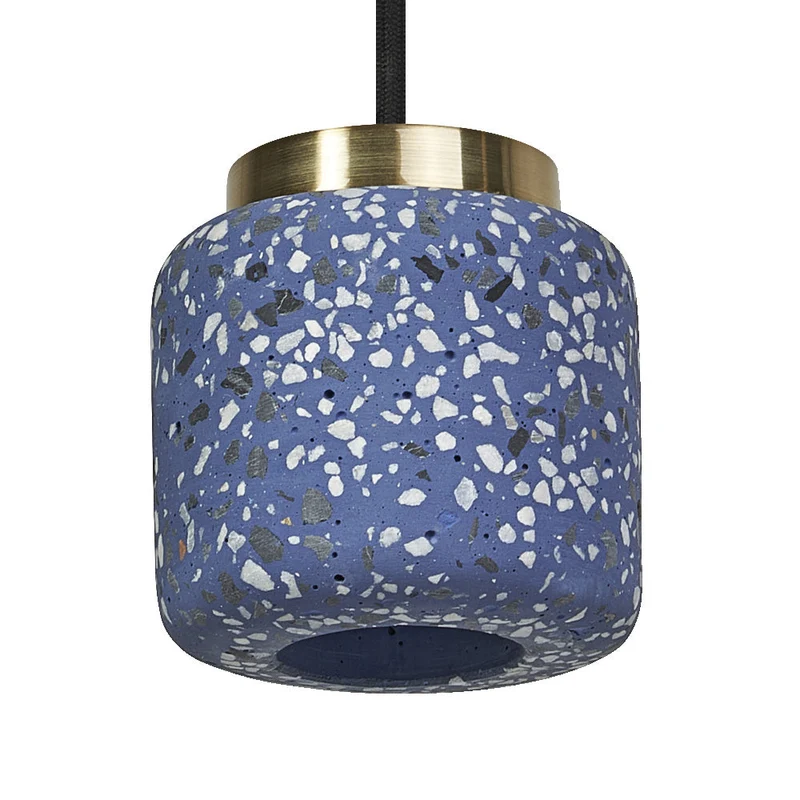 OSRAM DECOR Lampada a sospensione a sfera Terrazzo Blu, GU10
