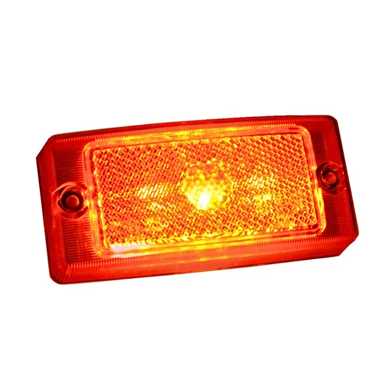 Classica luce di posizione laterale a LED/stile Hella/lente ambrata
