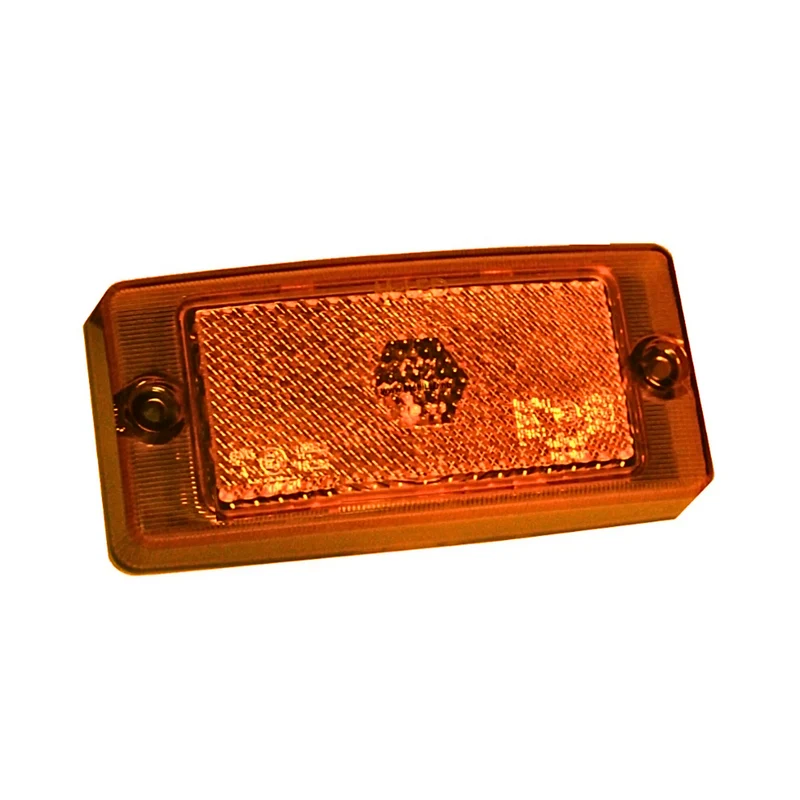 Classica luce di posizione laterale a LED/stile Hella/lente ambrata