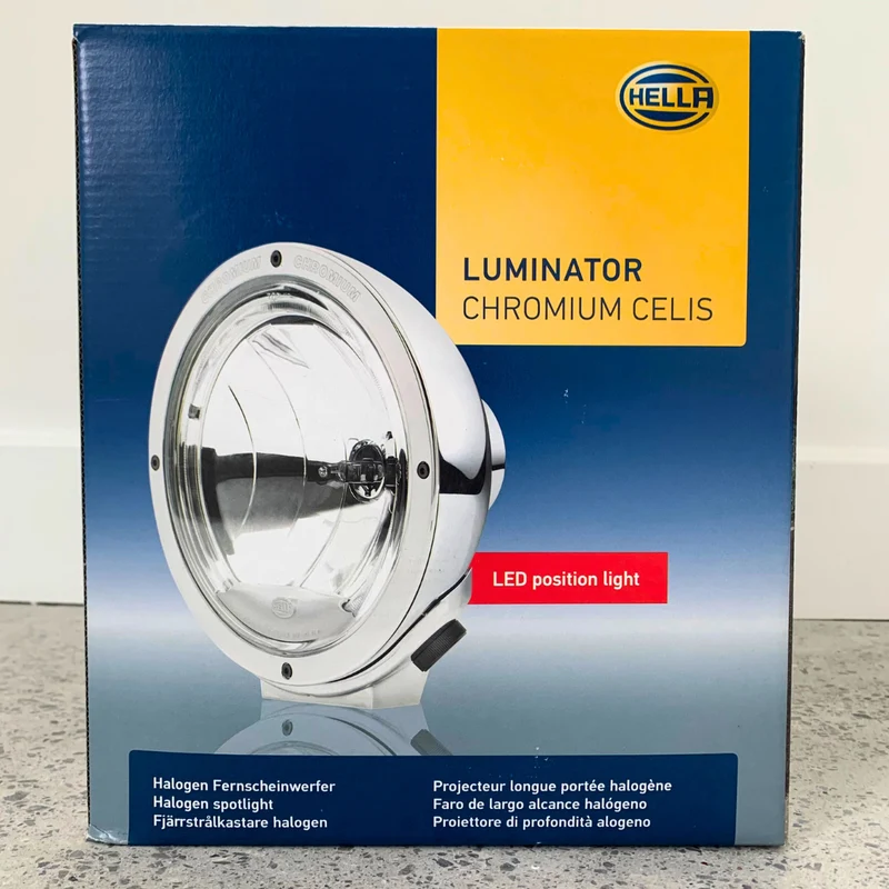 Faretto Hella Luminator cromato Celis