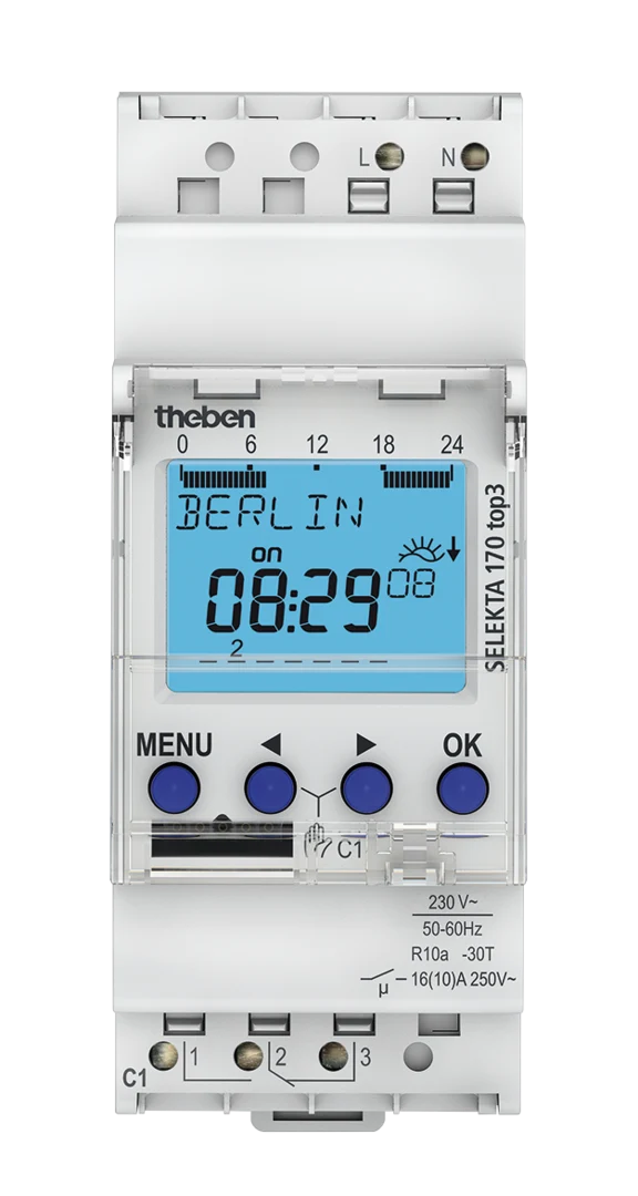 Interruttore Orario Astronomico Bluetooth Theben Selekta 170 top3 – 1700130