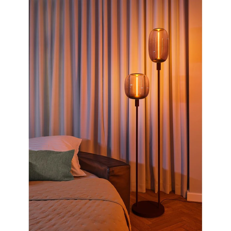 OSRAM Decor Stick Floor Dark Grey Lampada da terra 146cm 2x E27