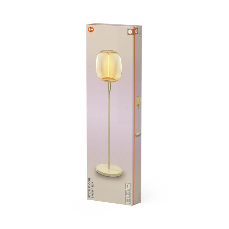 OSRAM Decor Stick Floor Beige Lampada da terra Short 78cm E27