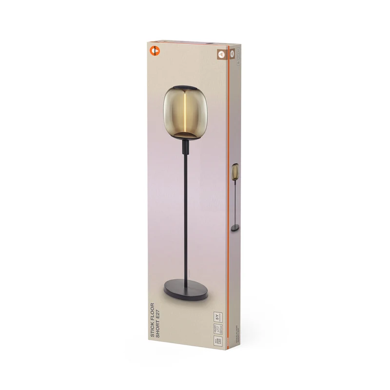 OSRAM Decor Stick Lampada da terra Dark Grey Short 78cm E27