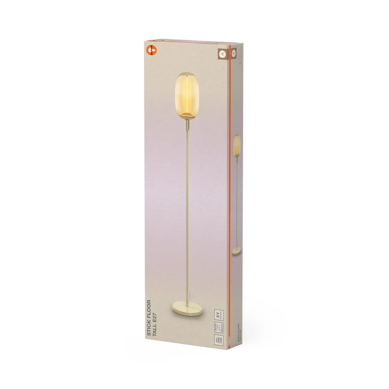 OSRAM Decor Stick Floor Beige Lampada da terra Tall 146cm E27
