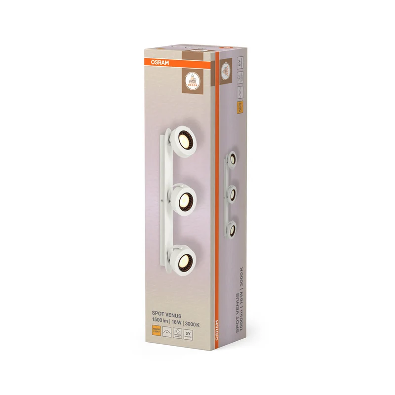 OSRAM DECOR SPOT VENUS lampada da soffitto, 16W, 650lm, bianco