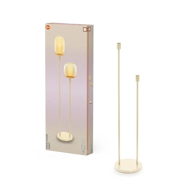 OSRAM Decor Stick Floor Beige Lampada da terra 146cm 2x E27