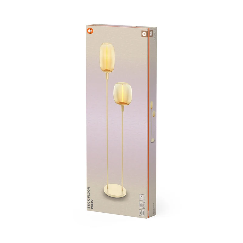 OSRAM Decor Stick Floor Beige Lampada da terra 146cm 2x E27
