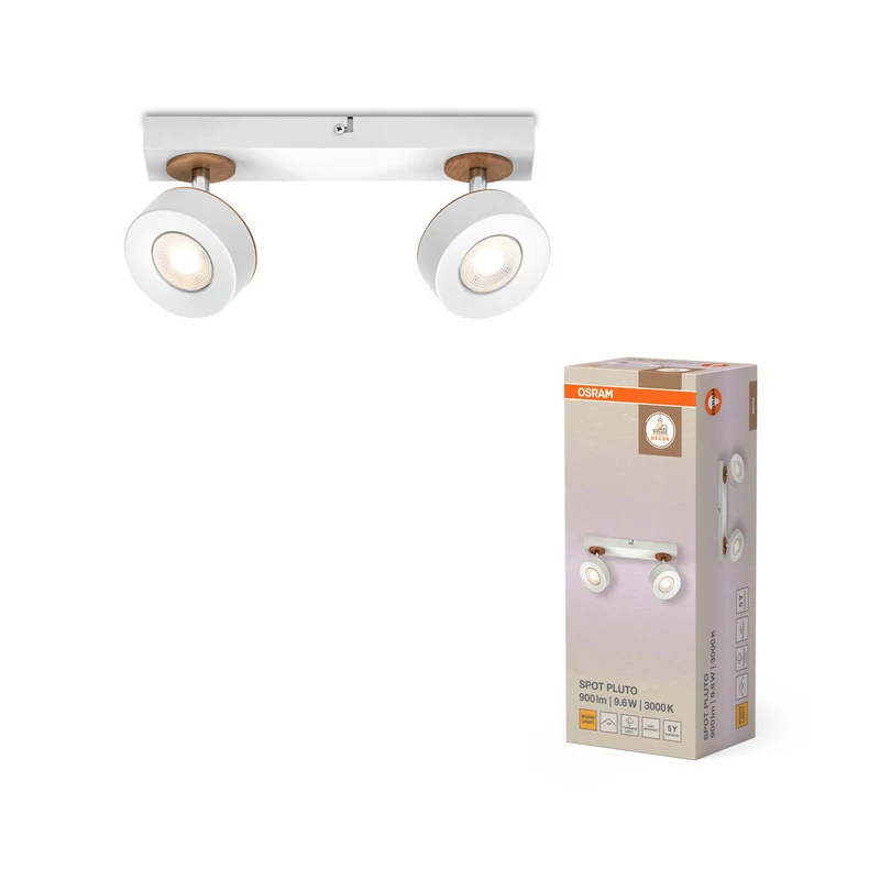 OSRAM DECOR SPOT PLUTO lampada da soffitto, 9,6W, 615lm, bianco
