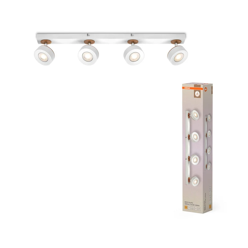 OSRAM DECOR SPOT PLUTO lampada da soffitto, 19,2W, 1.250lm, bianco
