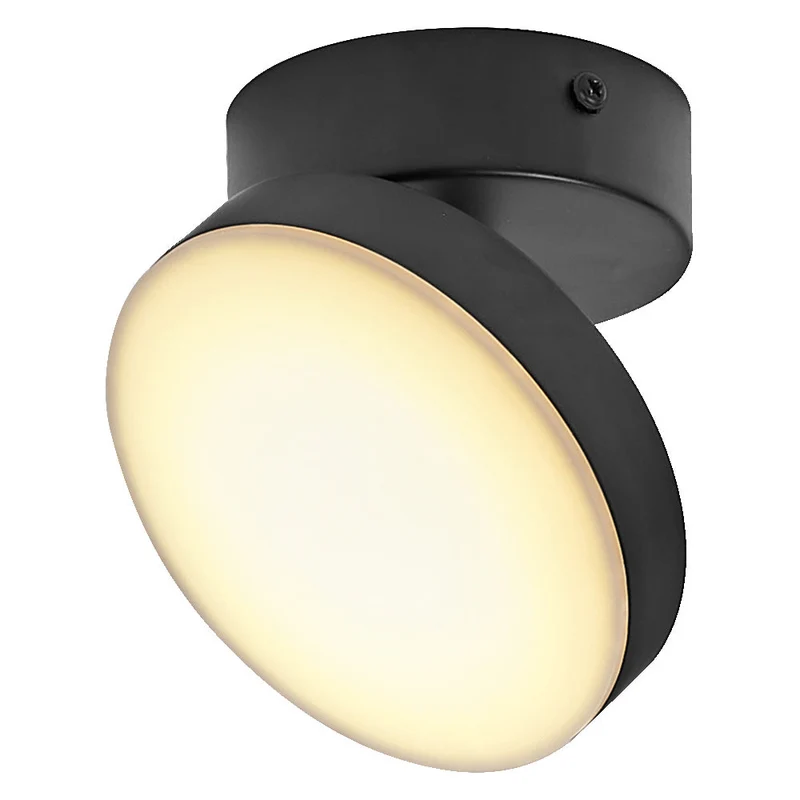 OSRAM DECOR Spot Moon lampada da soffitto nera, 1 spot, 5.5W