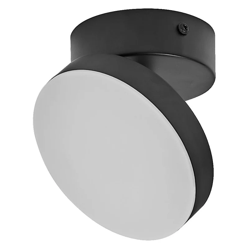 OSRAM DECOR Spot Moon lampada da soffitto nera, 1 spot, 5.5W