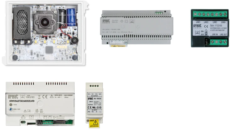URMET 1783/824 - Kit Videocitofono Sinthesi 2Voice Con Call Me Incluso