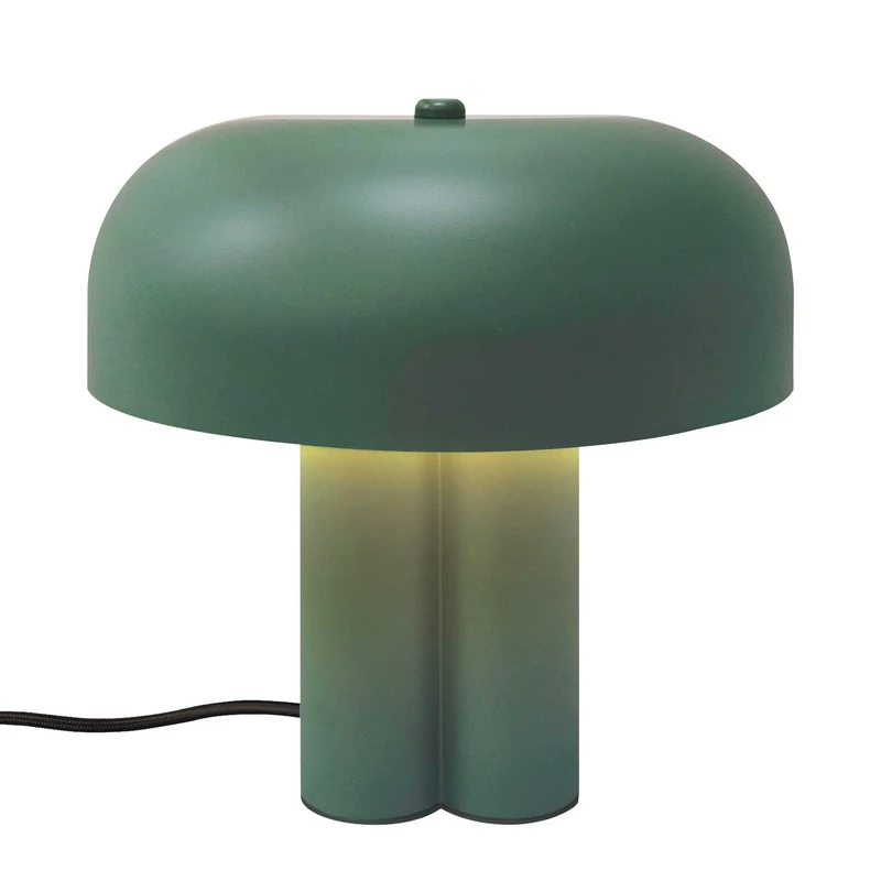 Sandro - Lampe à poser à coupole colorée en acier, style contemporain