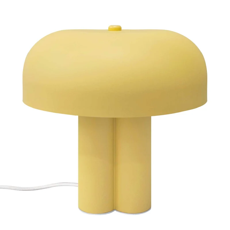 Sandro - Lampe à poser à coupole colorée en acier, style contemporain