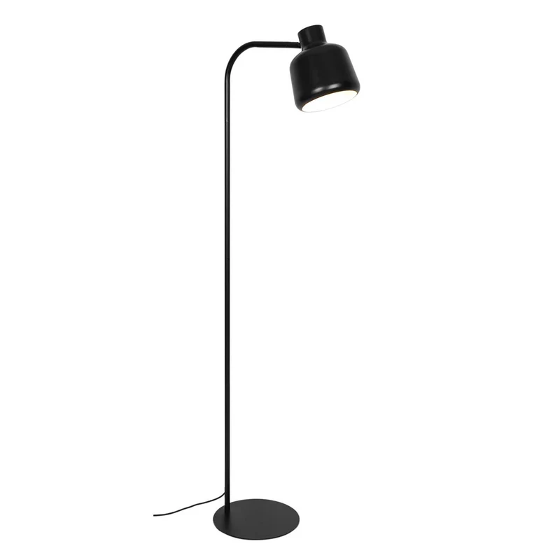 Louella - Lampadaire orientable à tête conique en acier, style moderne