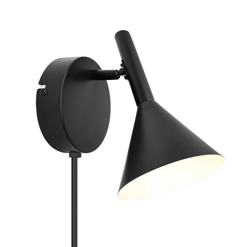Kelvis - Applique murale orientable en acier, style moderne