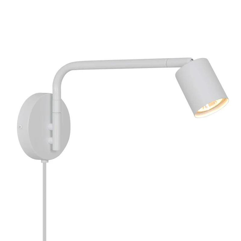 Explore Long - Applique murale à long bras orientable en acier, style moderne