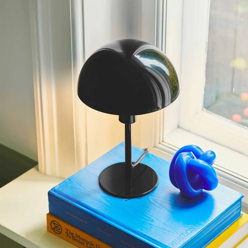 Ellen Mini - Lampe à poser champignon colorée en acier, style moderne