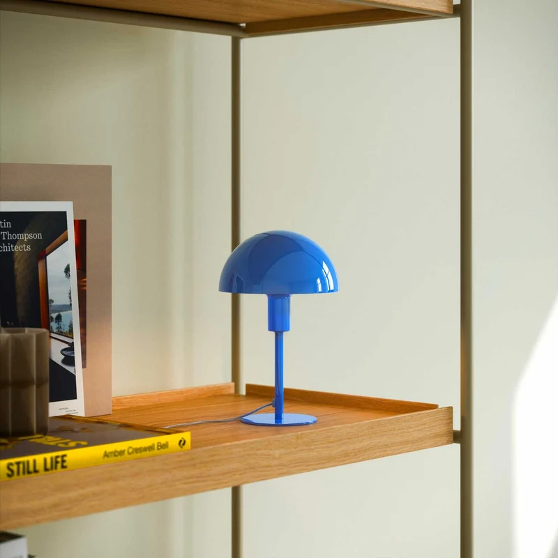 Ellen Mini - Lampe à poser champignon colorée en acier, style moderne