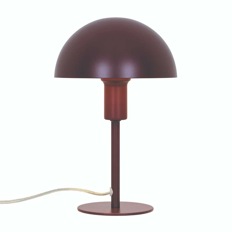 Ellen Mini - Lampe à poser champignon colorée en acier, style moderne