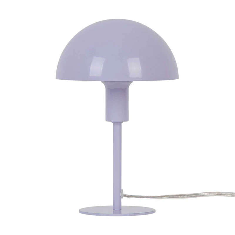 Ellen Mini - Lampe à poser champignon colorée en acier, style moderne