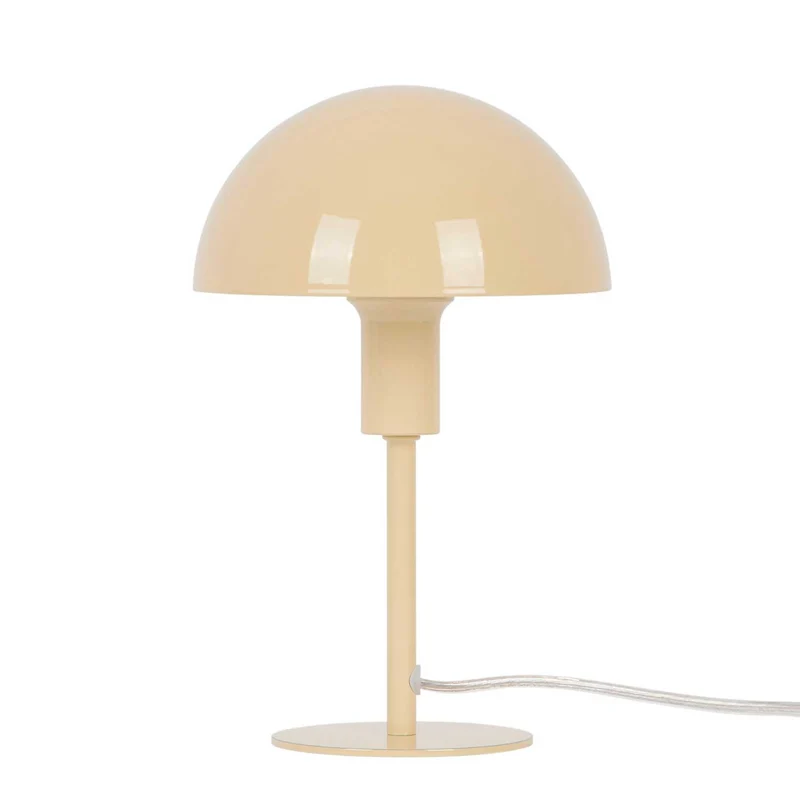 Ellen Mini - Lampe à poser champignon colorée en acier, style moderne