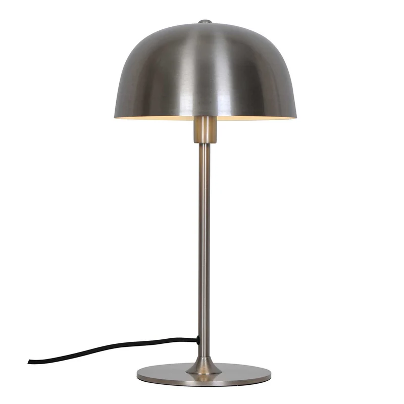 Cera - Lampe à poser à coupole métallique en acier, style Art déco