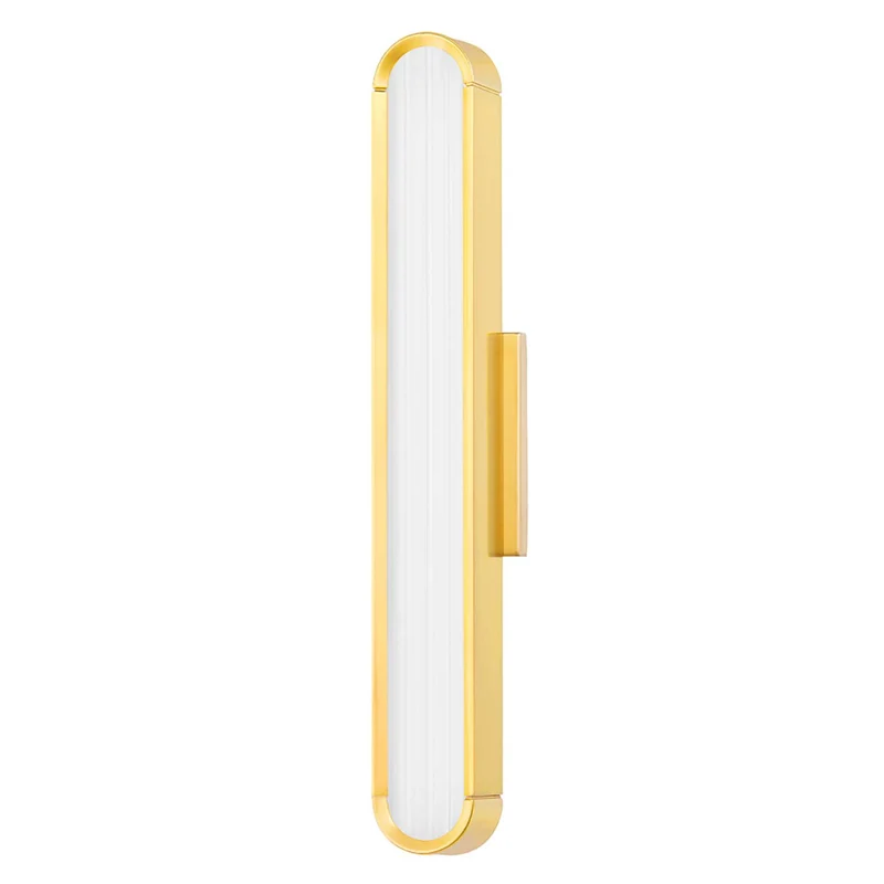 Starkey - Applique murale LED en acier doré, style contemporain