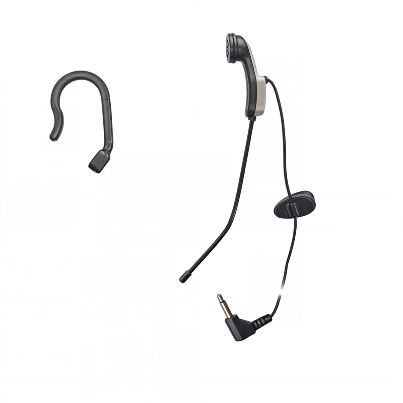 Stage Line Microfono auricolare ad alette, microfono on ear con cavo antigroviglio