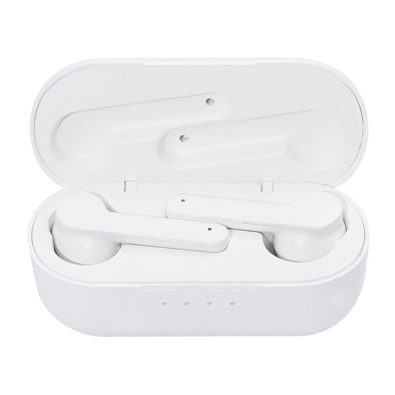 Trevi Cuffie in-ear sportive con controlli touch, auricolari bluetooth wireless con tappi in silicone, custodia di ricarica integrata