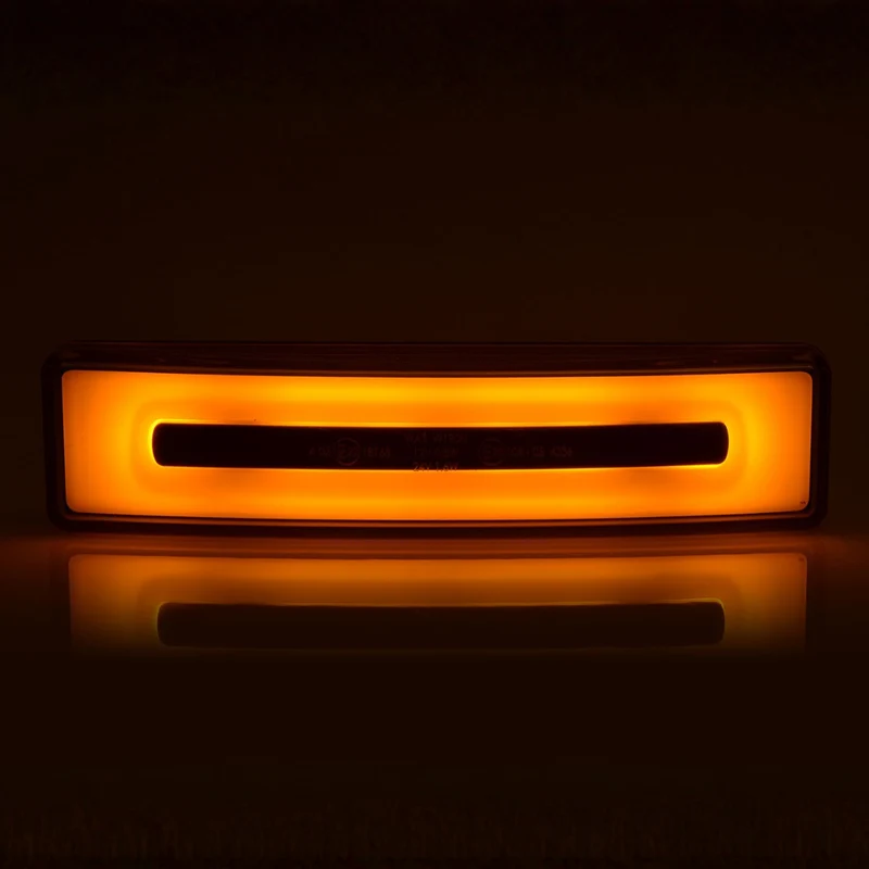 Lampada a LED al neon Scania color ambra con spina