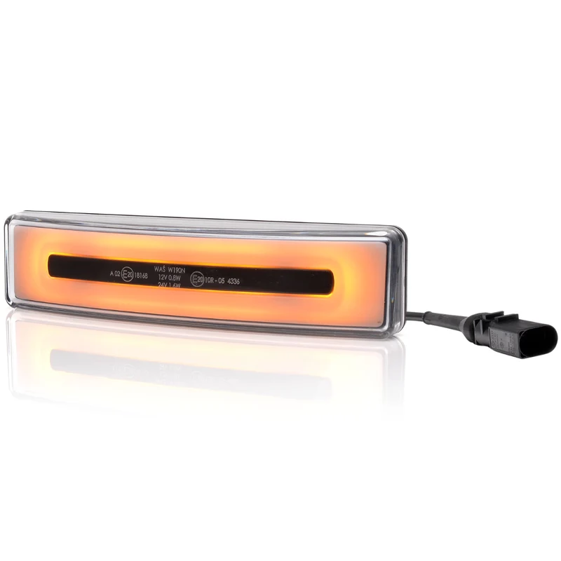 Lampada a LED al neon Scania color ambra con spina