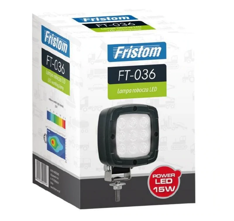 Lampade da lavoro a LED Fristom Premium 1800 lumen con presa connettore Deutsch DT