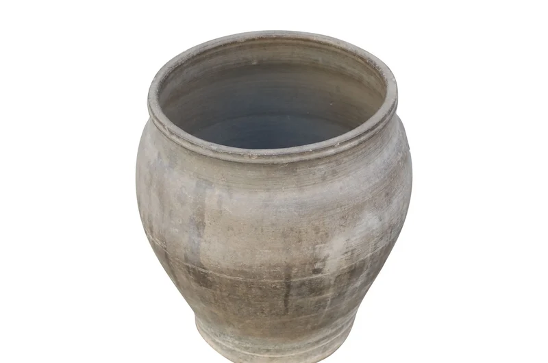 Casa Padrino Luxus Vase Terrakottafarben 55 x 55 x H. 59 cm - Große Bodenvase aus Terrakotta im Stil alter Tongefäße - Luxus Deko Accessoires