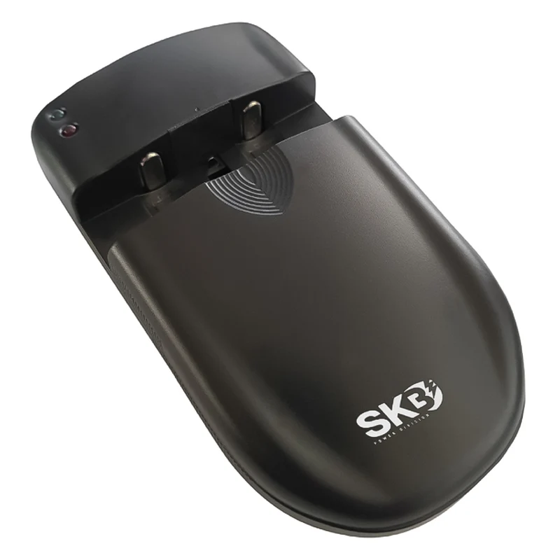 SKB Carica batterie universale per batterie al litio Li-ion 3,6 e 7,2V di fotocamere, videocamere e Ni-MH, caricabatterie per pile ricaricabili
