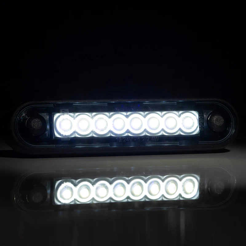 Freni di posizione a LED lunghi Fristom con lente fumé